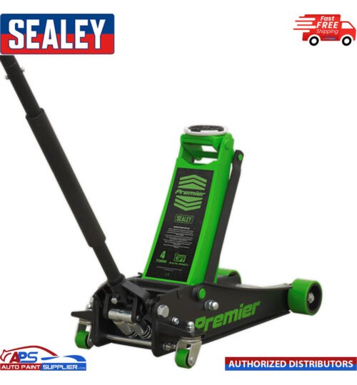 Sealey 4040AG PREMIER Trolley Jack 4 tonne ROCKET LIFT Green